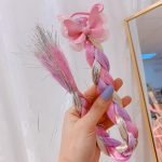 Hairband with color hair tie
