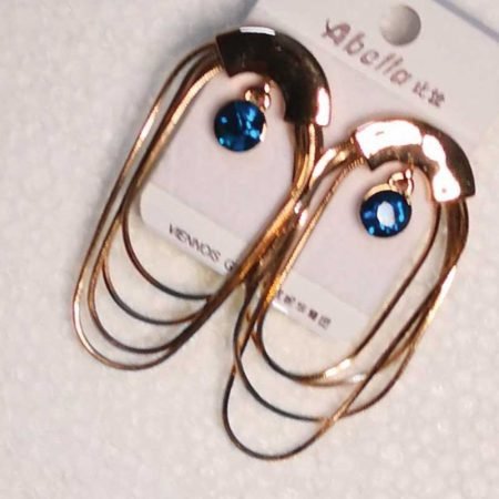 Circle Tassel Earring with CZ