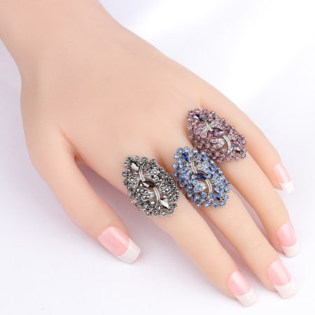 Dragonfly Silver Ring