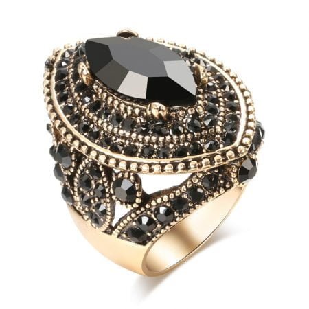Oval Ring With Stone