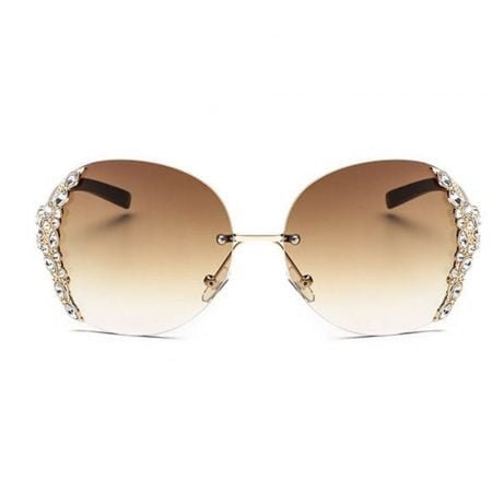 Ornamental Frame Fashionable Sunglasses