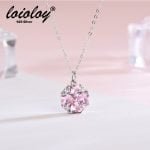S925 Sterling Silver necklace four leaf clover necklace