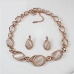 Rosegold Opal Set