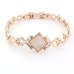 Opal Geometric Fashion Bracelet
