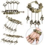 Antique Coin Bracelet with ring