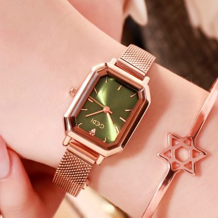 Mesh belt fashion watches for women Gedi Brand