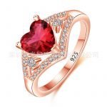 S925 Crystal Love Ring