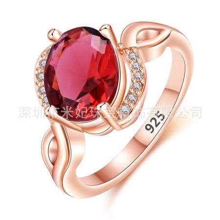S925 Crown Crystal Ring