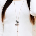 Long Chain Butterfly necklace