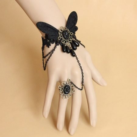 Butterfly Lace Bracelet Ring for party