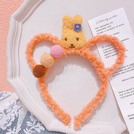 Children Flower Bunny Headband