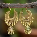 Antique Hollow Circle Jhumka