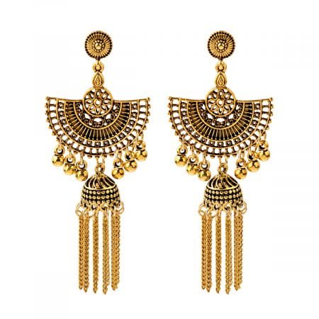 Antique Half Circle Jhumka