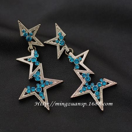 Viennois Star Long Earring