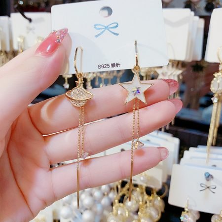 Long Tassel Star Earring