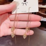 Copper Leaf S925 Earring