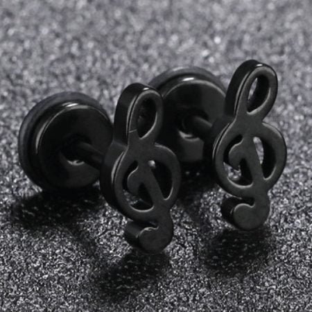Rhythm Sign Men Earring