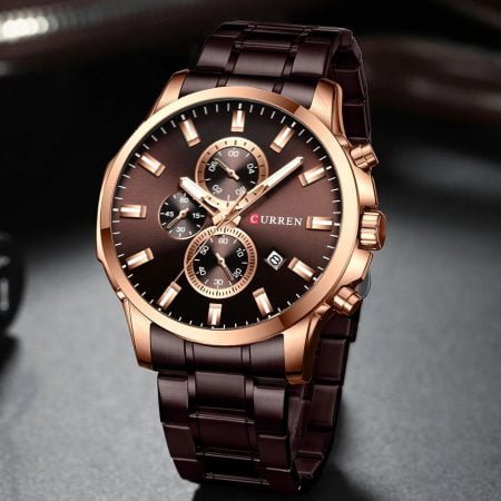 Curren 8348 Steel Band Watch