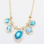 Big Crystal Clavicle Necklace