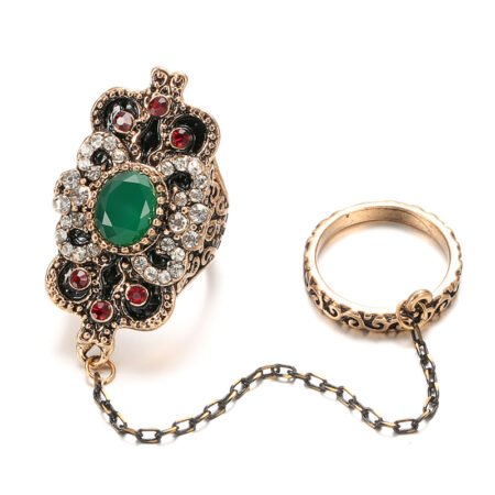 Retro Style Multifinger Ring