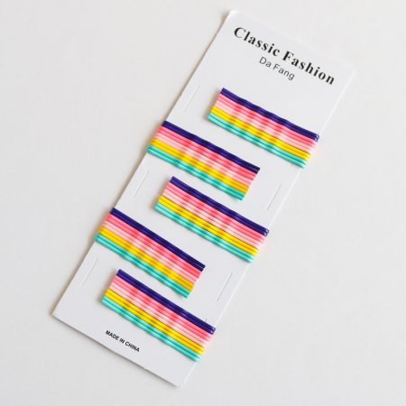 Classic Multicolor Hairclip 50 Pcs Leaf
