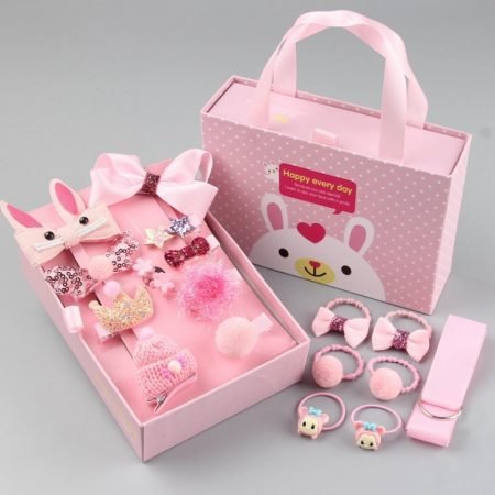 Princess cute hair accessories box 18 pcs gift box