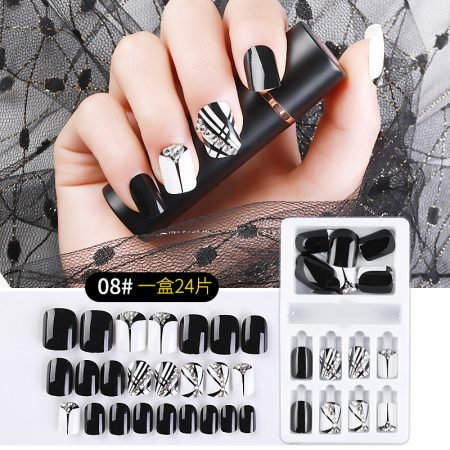 Repeated Wear Gel glue False Nail 24 Pcs box