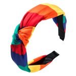 Rainbow Strpe Knot Headband