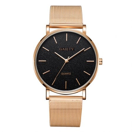 Metal Band Slim Watch
