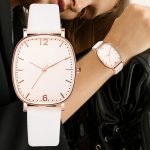PU Belt Mild Color Dial Watch