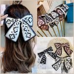Fashionable Hairpin With Silk Bow