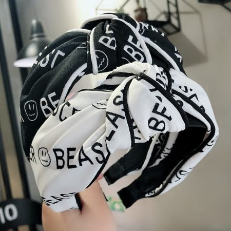 Text design fashionable Headband