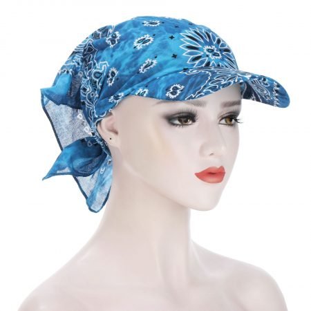 Totem Print Square Scarf with hood