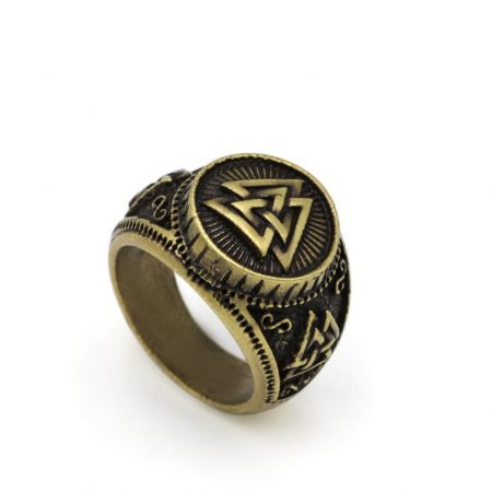 Viking Triangle Men Ring