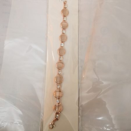 Viennois Square Opal Bracelet With Rhinestone