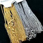 Single spare chain for women 1.5 to 2.0 mm