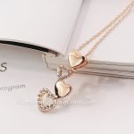 Red Apple dice pendant necklace