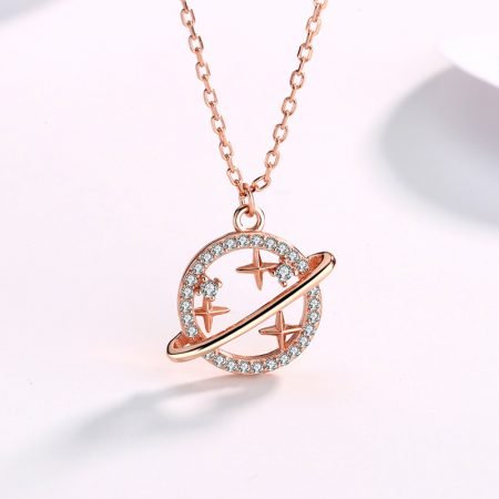 S925 Universe pendant necklace