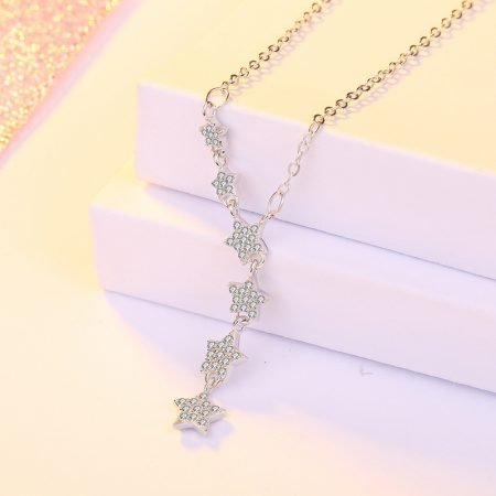 S925 star tassel necklace