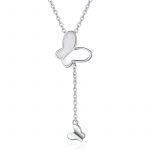 S925 Butterfly tassel necklace