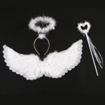 Angel set with Feather wing of 3 Pcs