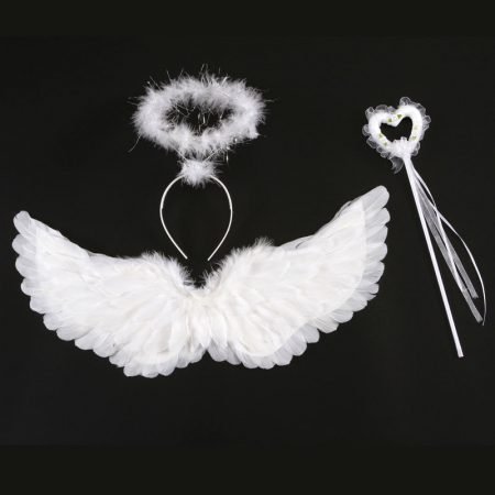 Angel set with Feather wing of 3 Pcs
