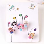 Princess 5 Pcs ring set in a card