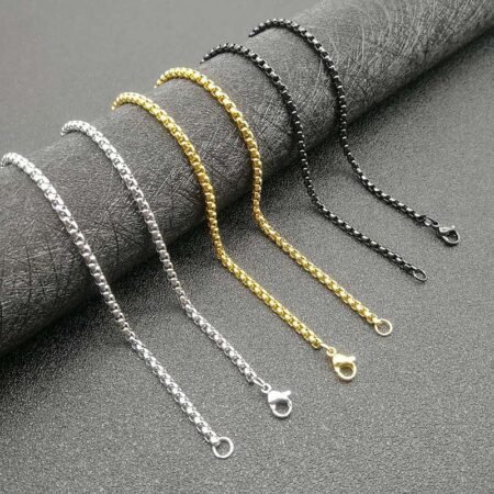 Square 3mm 50cm Chain for Necklace