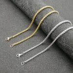 Snack 3 mm 61cm permanent color chain for necklace