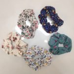 Silky floral hairban 5 pcs set