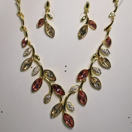 Viennois crystal and rhinestone jewelry set