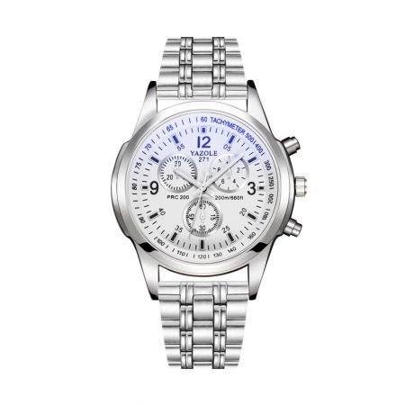 Yazole 271 steel belt mens watch