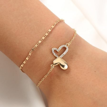 Multilayer butterfly bracelet
