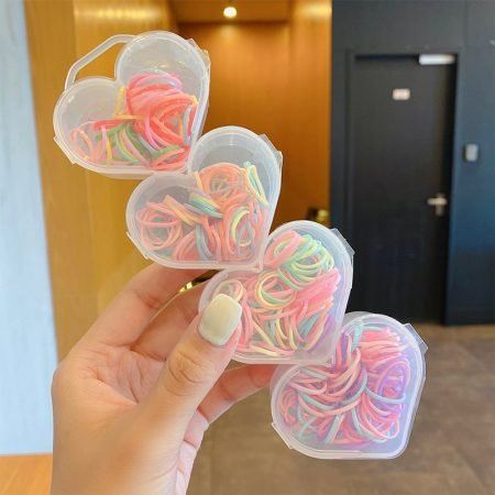 Love Shape box rubber band with 320 pcs